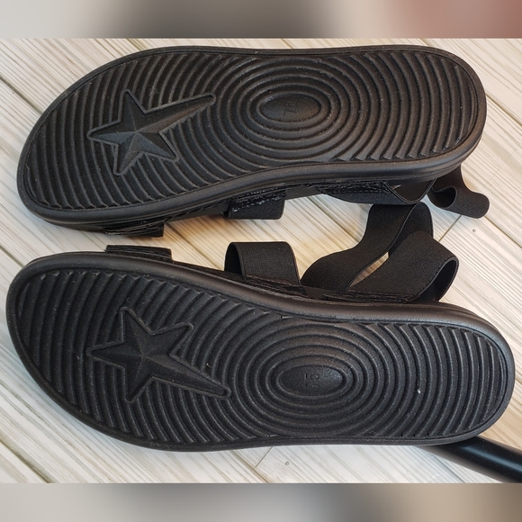 Steve Madden black ankle strap  sandals size 7.5 (sy109) - Picture 10 of 11